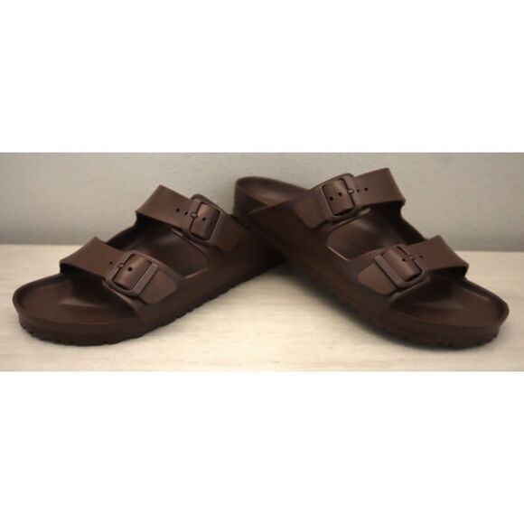 Birkenstock 1027328 Men's Sz 45 US 12 Roast Brown Arizona Essentials EVA Sandals - Picture 1 of 12